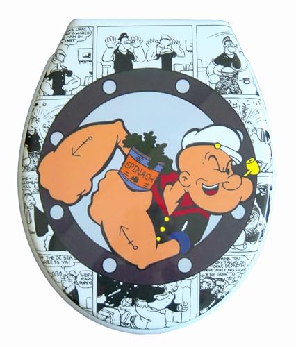 Duroplast WC Sitz Klobrille Modell Comic mit Absenkautomatik, zur Reinigung abnehmbar, 59824