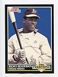 Rickey Henderson 1991 Score 857 The Franchise HOF リッキー・ヘンダーソン