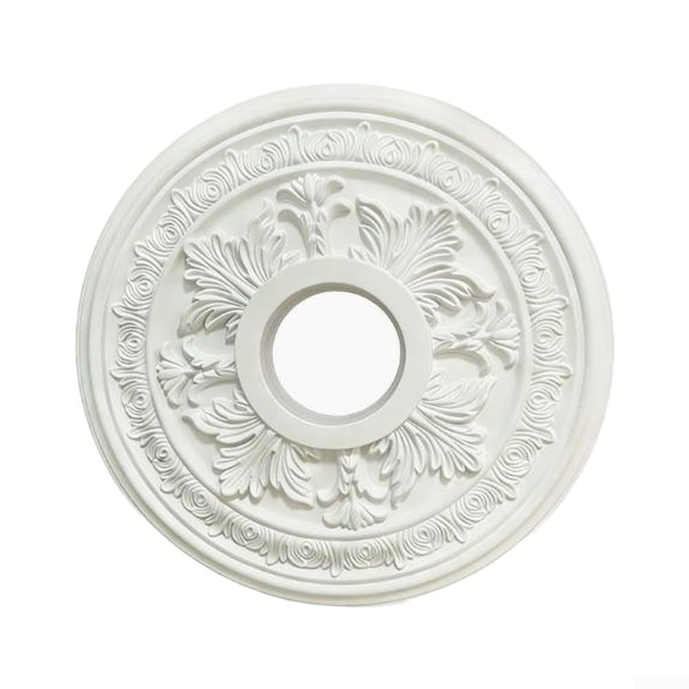 Rosace de plafond haut de gamme plaque décorative blanche pour lustre chic