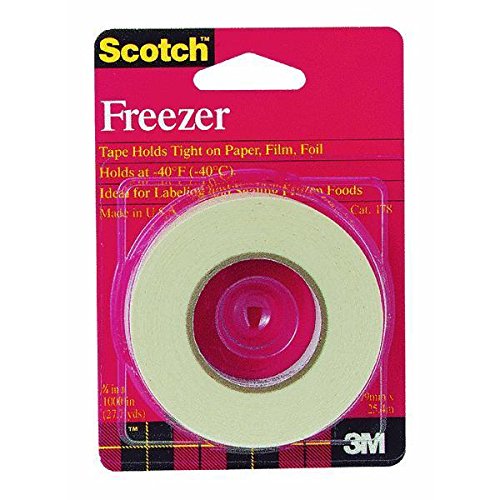 6 Pk 3M 3/4" X 1000" Scotch Freezer Tape Holds At 40 Deg F 178 ;PO44T