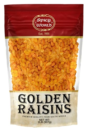 Spicy World Golden Raisins 2 LB