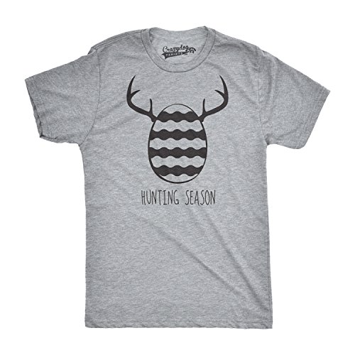 Mens Easter Egg Hunting Season Hunt Funny Deer Bunny Gift for Adult T Shirt Funny T Shirts...