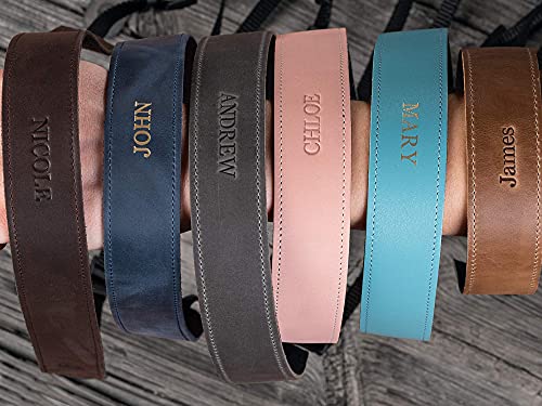 Tags & Straps Personalized Leather Camera Strap - Custom Camera Strap thumb #1