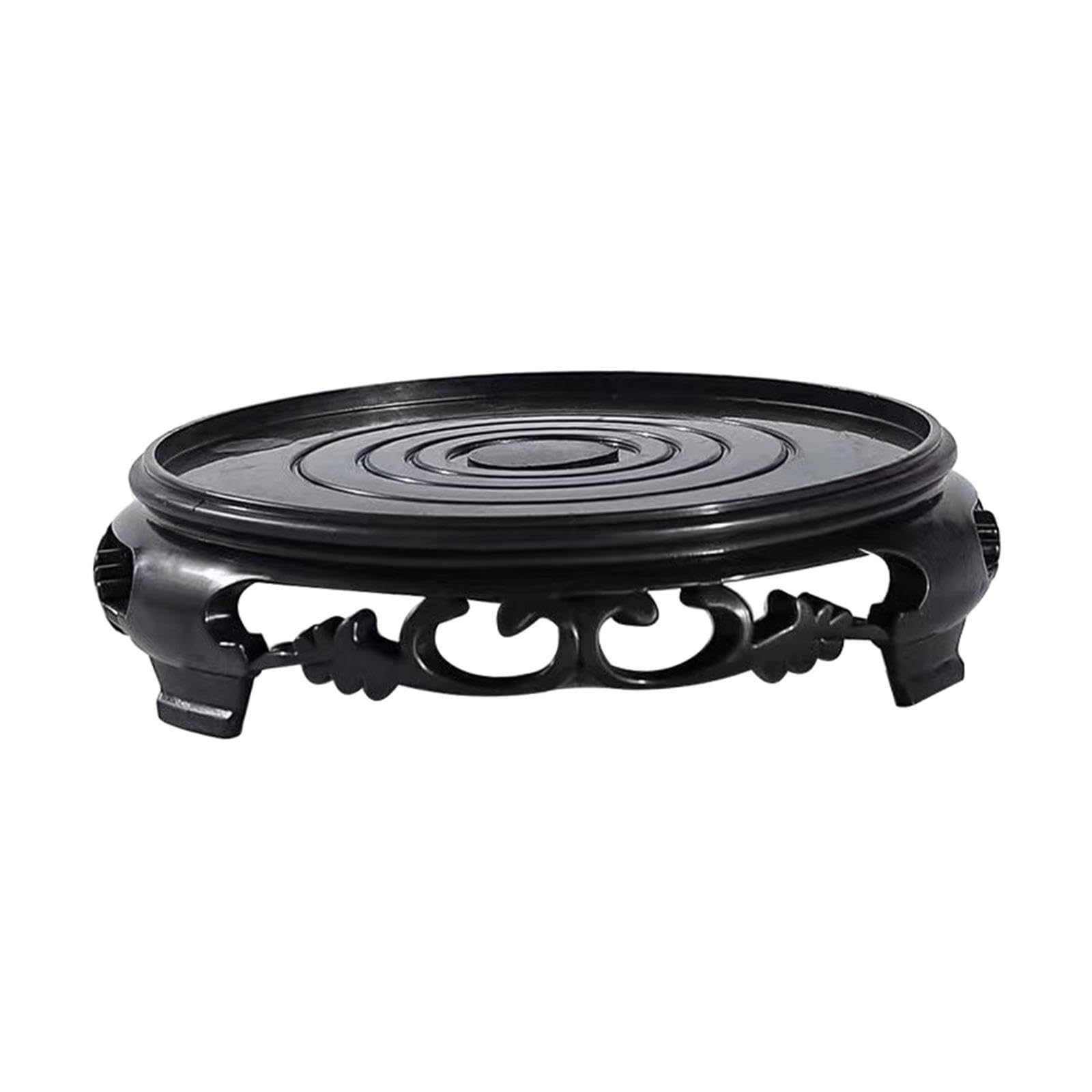 ALCXAZS Sturdy PP Display Stands Oriental Vase Stand Base Excellent Choice For Living Room Corridor And Garden Decorations Unique Appeal Flowerpot Stand , 14.8cm