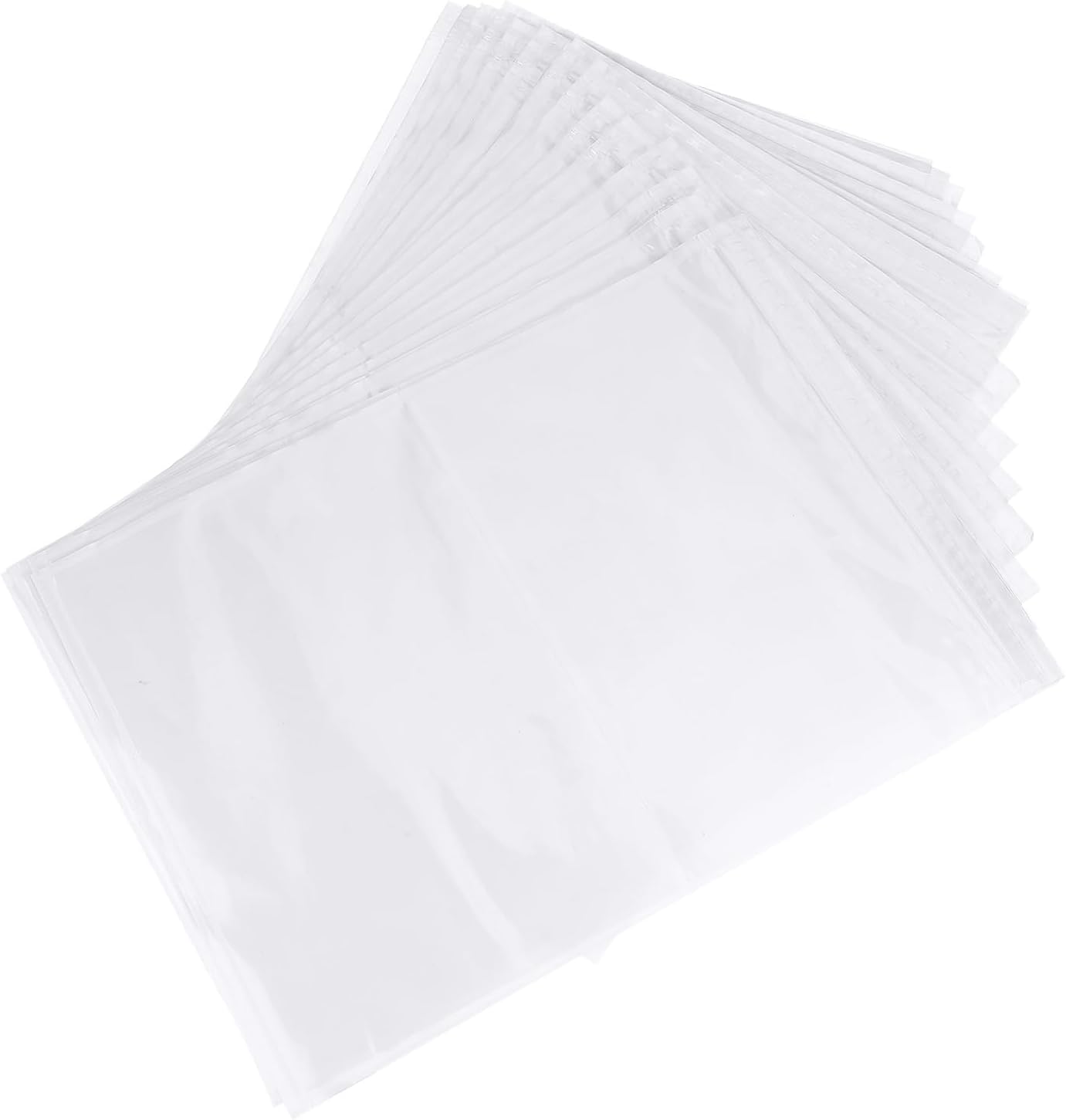PATIKIL 9.5x13.4" Clear Packing List Envelope, 50 Pack Plastic Waterproof Enclosed Self-Adhesive Side Loading Mailing Invoice Label Pouch Sleeves for Transportation, Clear