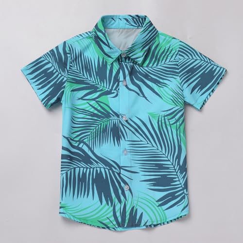 Image of Daddy and Me Matching Outfits Hawaiian Father and Son Matching Shirts for Family Photoshoot Summer Men Boys Father's Day Tops