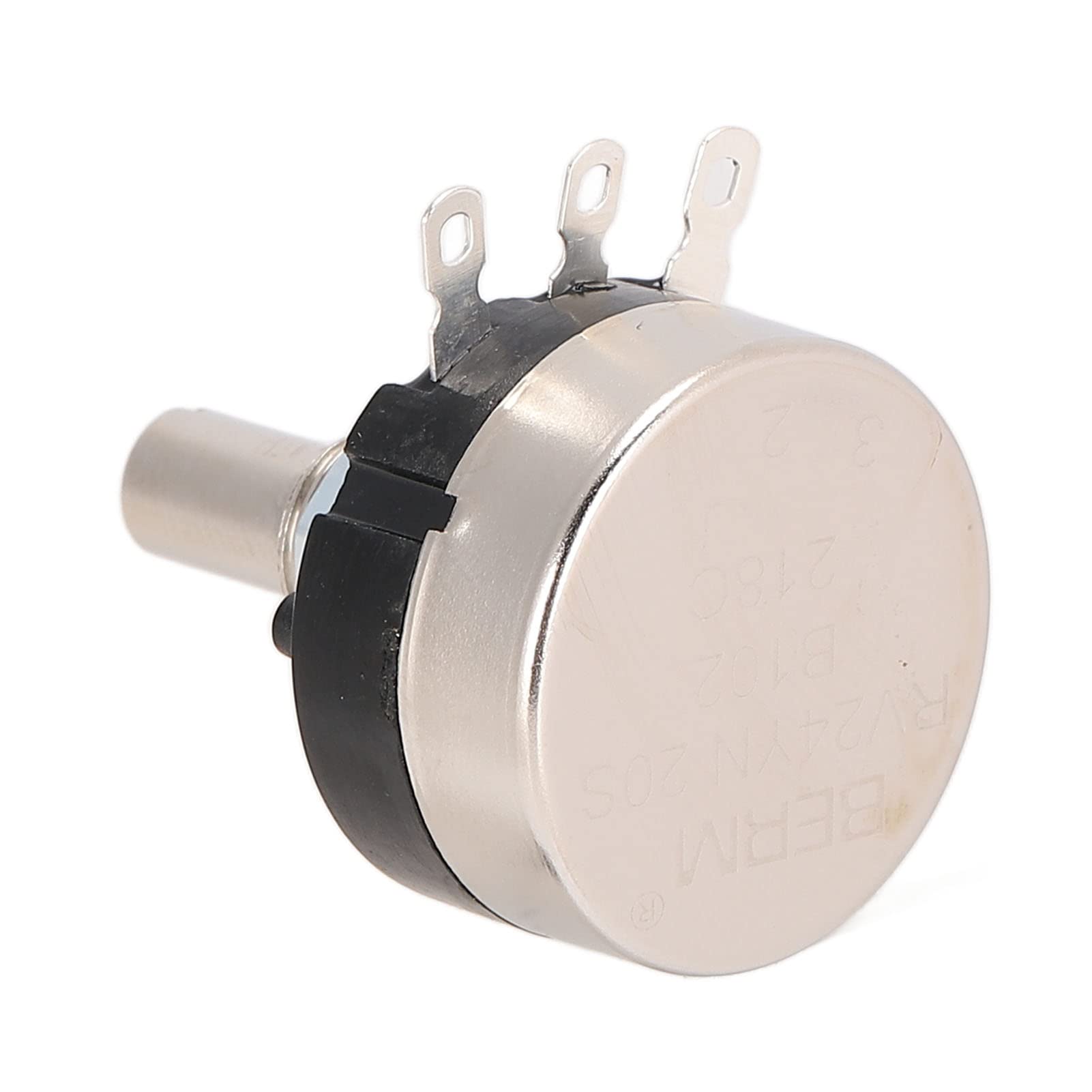 Potenciómetro Torvex, kit de 20 potenciómetros de película de carbono de una sola vuelta, resistencia variable y recortador rotativo para control de velocidad de motor. (B105 1M)