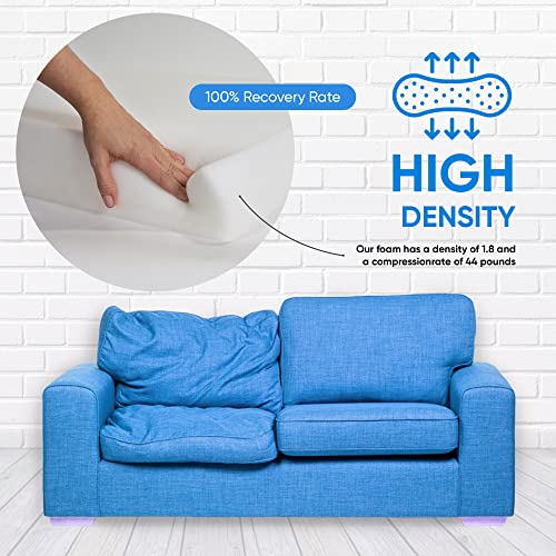 AK Trading CO. AK Trading Medium Density Cushion (Seat Replacement, Sheet, Padding), 5" H X 30" W x 72" L Upholstery Foam by AK TRADING CO. - Image 2