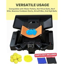 Skywin Toy Action Set for Play Games - Remote Control Included, Compatible with Foam Blasters (Black)