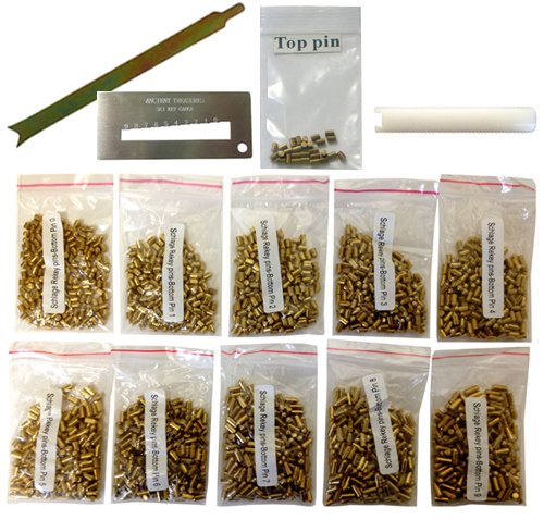 SC1 SC4 Compatible Keyway Re-Key Kit Bottom Pins #0 to #9 with 200 of Each pin and 3 Tools SC Rekeying Set Locksmith