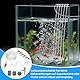 Annickee 66PCS Air Luftpumpe Zubehör, Aquarium Zubehör inkl. 5-Wege Luftverteiler, 10M Silikonschlauch, Luftstein, Rückschlagventilen, Regelbare Ventile, Saugnäpfen, I/T/L Form Anschlüssen