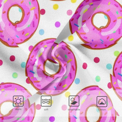 Joisal Bright Toddlers Underwear Floral 2t Cotton Panties for Girl Cute Pink Donuts Kids Briefs Undies3