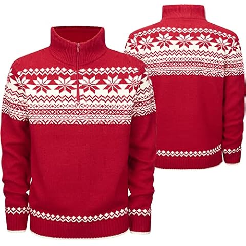 Brandit Troyer Norweger Red Knitted Jumper Cover
