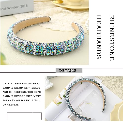 Rhinestone-Headbands-Bling-Crystal-Beaded-Headband-Thick-Padded-Hairbands-Fashionable-Handmade-Hair-Accessories-for-Women