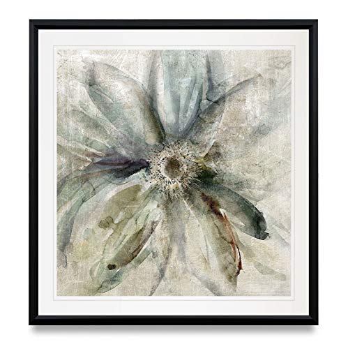 Floral Drama Contemporary Artwork Vivid Color Framed Art Landscape Painting