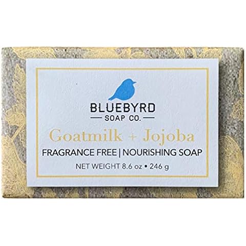 BLUEBYRD Soap Co. Nourishing Goat Milk & Jojoba Soap Bar Cover