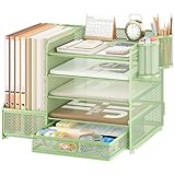 organiseur bureau vallée 【Facile à installer】 Pour le porte-documents sans vis, aucun outil supplémentaire n'est requis, en suivant les instructions d'installation, vous obtiendrez en 1 minute un joli et durable classeur de lettres.