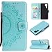 Produktbild CoverKingz Handyhülle für Huawei P30 Pro - Handytasche mit Kartenfach P30 Pro Cover - Handy Hülle klappbar Motiv Mandala Grün