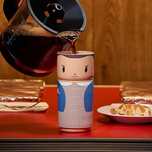 CosCups by Numskull Stranger Things Eleven Ceramic Mug Gift with Rubber Sleeve 400ml - Official Stranger Things Merchandise - Image 4