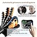 Rehabilitation Robot Gloves for Hand Hemiplegia Stroke Recovery, Finger Rehab Robotic Glove Strokes Therapy Equipment, 4 Modes, 2600mAh Rechargeable S/M/L/XL Sizes (Right Hand-M)