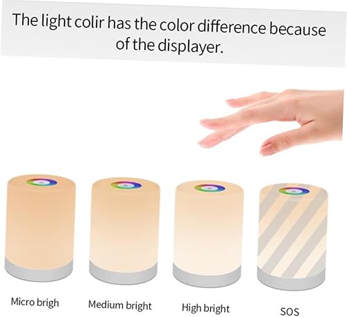 Miniatura 4 de DOITOOL Lámpara de carga Led Lámpara de dormitorio Lámpara portátil Colorida Luz nocturna creativa Luz de noche Led Luz de noche USB Pequeña lámpara