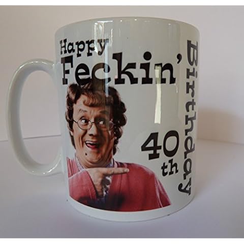 Mrs Browns Boys Personalised Birthday Mug Gift Idea 30th 40th 50th 60th etc etc Cover