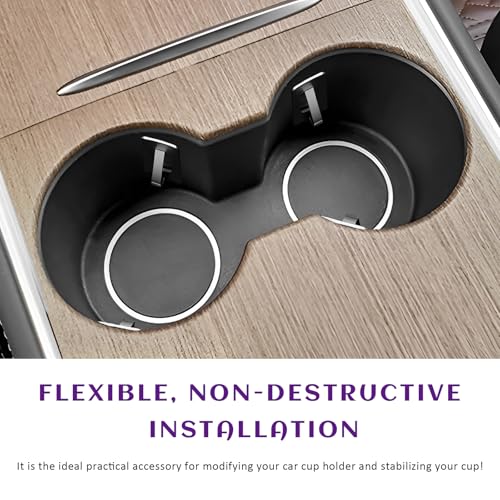 4 PCS Insertos para Portavasos de Auto con Adhesivo y Estabilizador miniatura 3