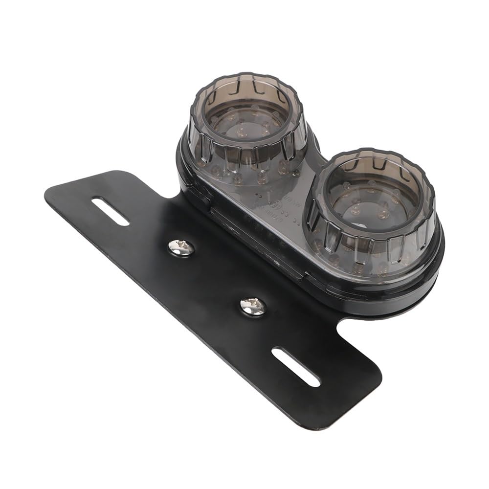 Fanale posteriore freno Luce Porta Targa Freno Accessori Moto Doppia Luce Di Segnalazione Doppia Luce Fanale Posteriore A LED Universale Per Moto 12V