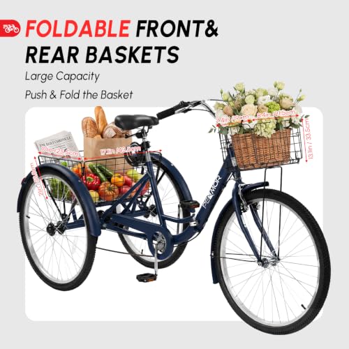 PEXMOR Adult Foldable Tricycle