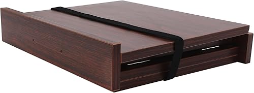 Miniatura 7 de Podio plegable para mesa, soporte de podio plegable portátil, atril de escritorio plegable, soporte de podio de 14.57 x 10.16 x 12.6 pulgadas,