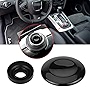 Xotic Tech Navigation Button Joystick Control Center Button Cover MMI Knob Repair Kit Compatible with Audi A4 A5 A6 Q5 Q7 S4 S6 2007-2015