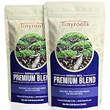 Bonsai Outlet Premium Bonsai Soil - Tinyroots Bonsai Soil Mix Ready to Use Blend, Ideal for Water Retention and Root Development, Made from Genuine Akadama, Red Lava Rock and Pumice, 4.5 Quarts