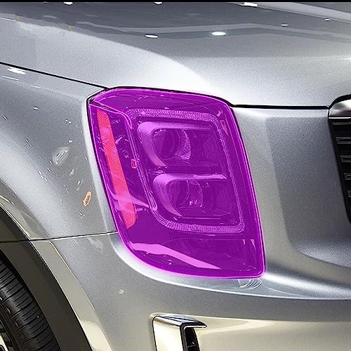 Film PPF phares Kia Telluride pour trajets de nuit sans rayures