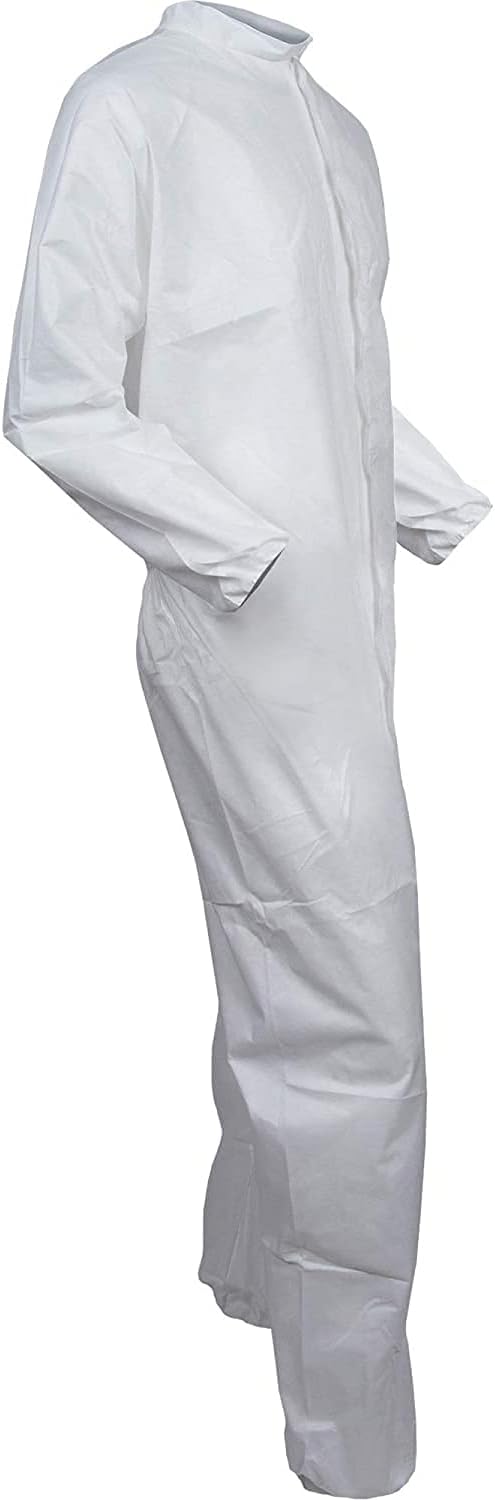 Kleenguard A40 Liquid & Particle Protection Coveralls, White, 3XL, Pack of 1 : Clothing, Shoes & Jewelry