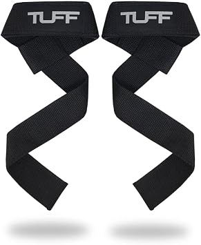 Tuff Lifting Straps - Wrist Straps for Weightlifting, Deadlifts, Powerlifting, and Strength Training - Ideal for Men and Women