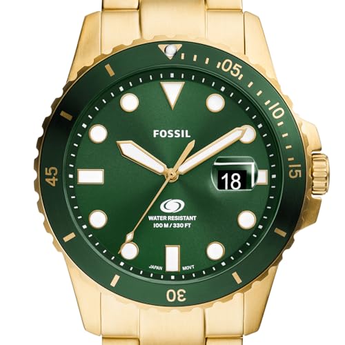 Fossil Store Fossil Blue Dive Gold Watch FS6030 - Image 5