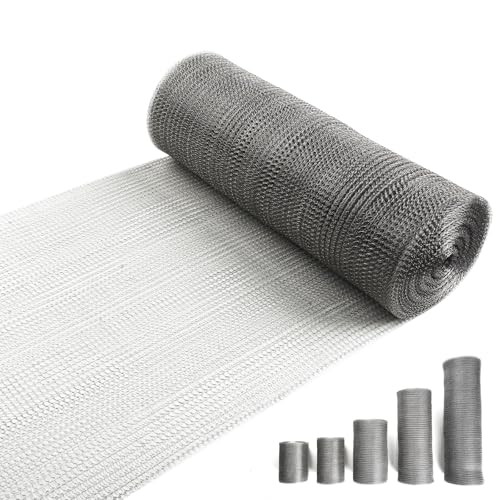 12" X 50 ft Wire Mesh Roll for Rodent Stainless Steel Mesh for Mice
