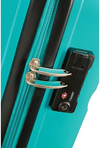 American Tourister Bon Air Spinner Suitcase Set of 3-55cm + 66cm +75cm, Turquoise (Deep Turquoise)