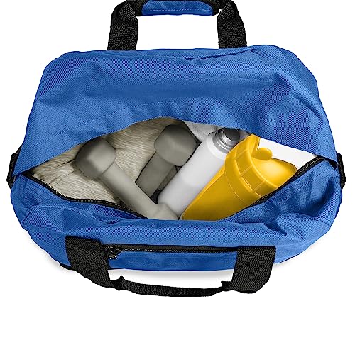 Image of DALIX 14 inch Small Duffle Bag Two Toned Gym Travel Bag