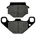 Caltric Rear Brake Pads Compatible with Kawasaki Kl650 Klr650 Klr-650 1987-2007