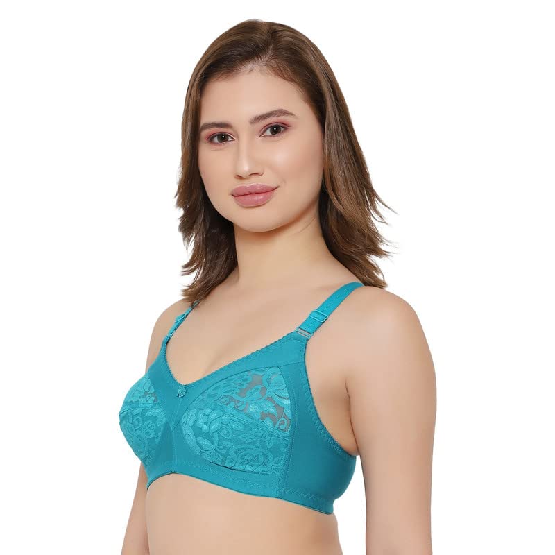 Image of Women Net Non-Padded Wire Free Regular Bra