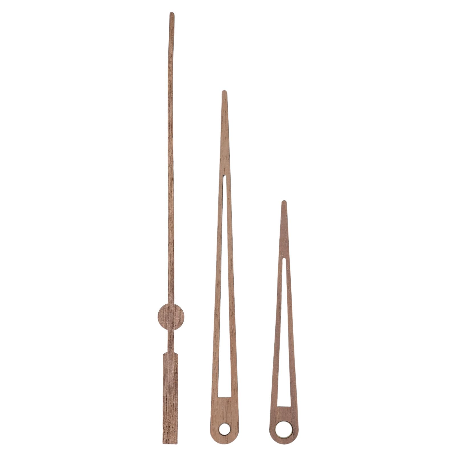 Kit Mécanisme Horloge Murale Silencieux + Aiguilles En Bois - Movement à Piles - DIY Horloge Déco