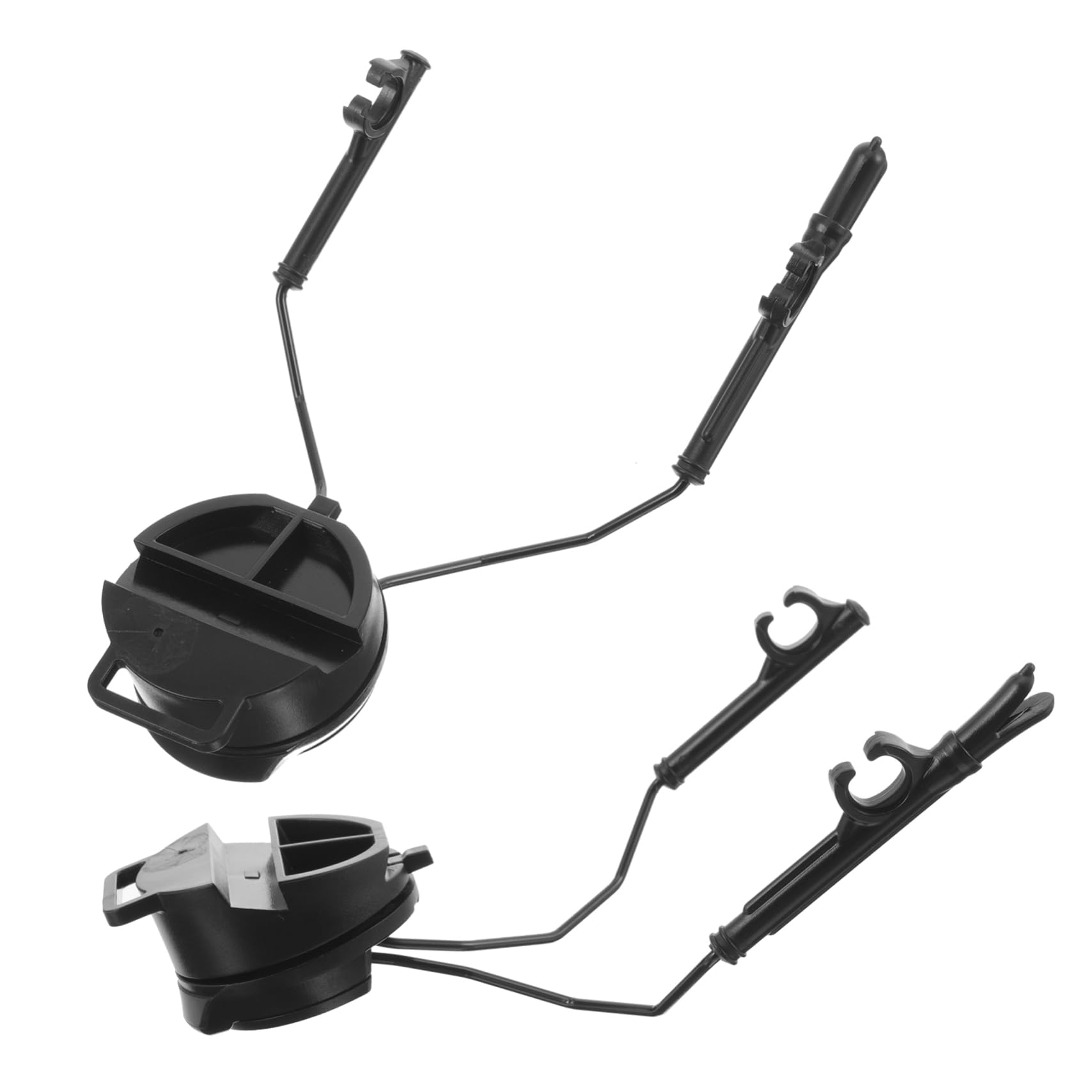 VANZACK Adjustable Helmet Rail Headphone Stand Noise Reduction Rack Ideal for Outdoor Sports and Gaming