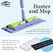 Pure-Sky Microfiber Mop Head Replacement - Just Add Water No Detergents Needed – Deep Clean Microfiber Mop Pad Refill - Damp / Wet / Dry /Dust Mop for House Floors Such as Hardwood, Tile, Marble