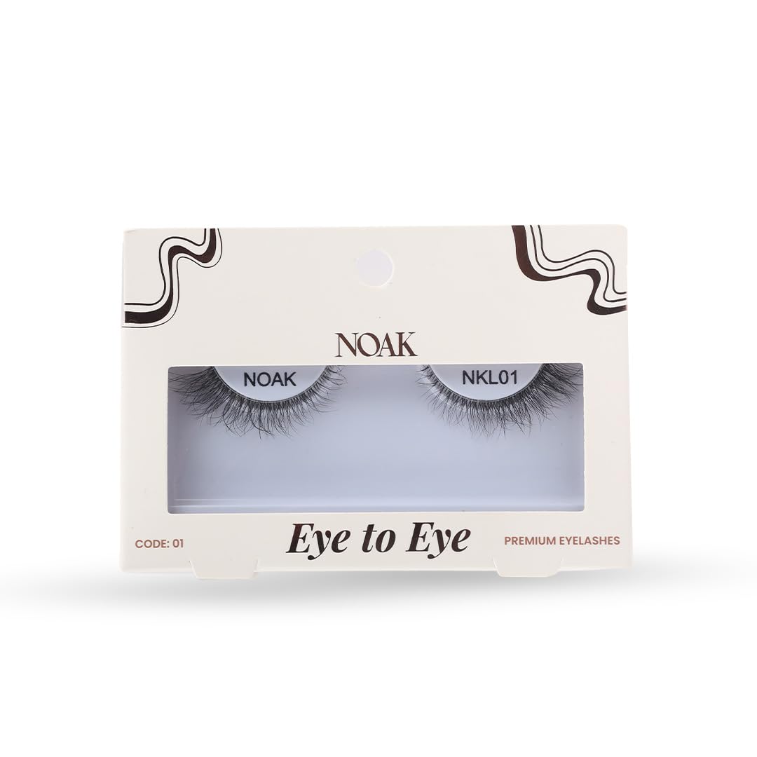 NOAK Eye to Eye 5D False Eyelashes - Doll | Lightweight, Reusable Natural Lashes | Comfortable Wear with Flexible Band | Easy to Apply | Soft Volume Everyday Lash Look-picture-48