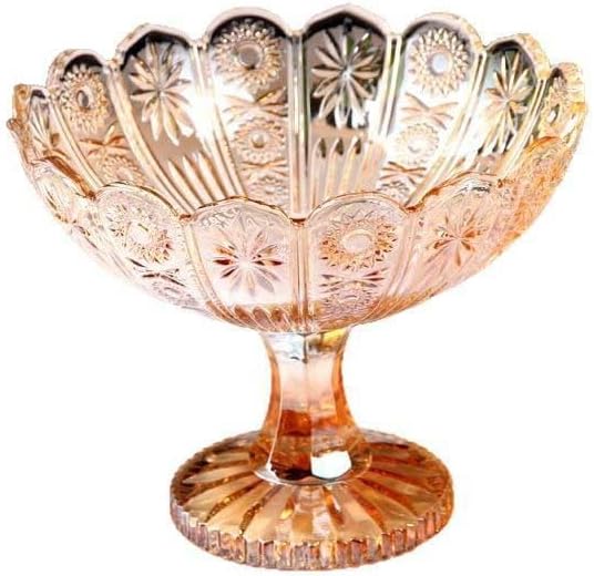 Tall Feet Fruit Platter Creativity Living Room Crystal Candy Bowl