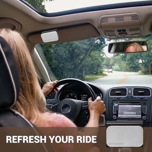 Image of Car Air Freshener, Stone Air Freshener, Automotive Odor Eliminator for Visor Clip- Car Fresheners Long Lasting - Variety 3 Pack - CLIP INCLUDED (Cabana-Pine-Orchard)
