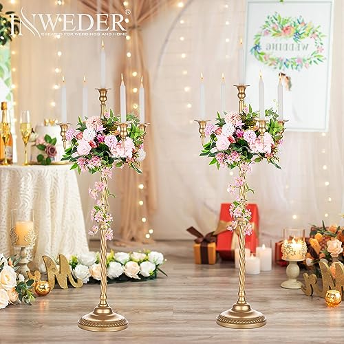 Wedding Candelabra Tall Floor Candelabras - Image 3