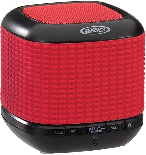 Jensen Smps 621 R Portable Bluetooth Wireless Speaker Red