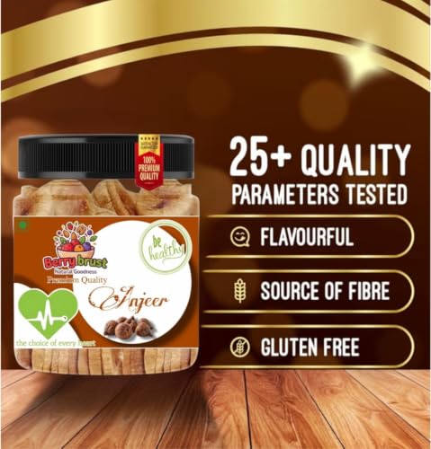 Image of RAJVEER ENTERPRISES Premium Afghan Anjeer | Whole Dried Figs | 100% Natural Healthy Dry Fruit Jar Pack (Anjeer, 500g)